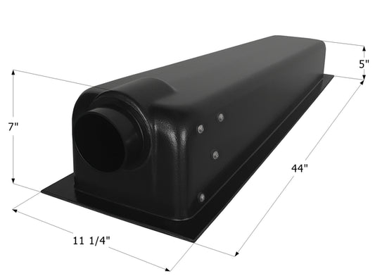 Holding Tank Center End Drain - 8 Gal. (7x44x11.25)