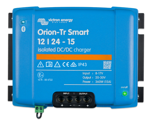 Victron Energy Orion-Tr Smart 12/24/15 – Isolated – 15 Amp DC-DC Charger (24-Volt)