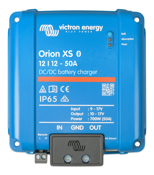 Victron Energy Orion XS 12/12/50 – Non-Isolated – 50 Amp DC-DC Charger