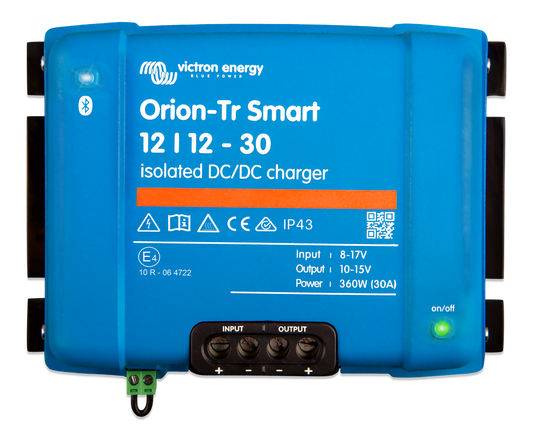 Victron Energy Orion-Tr Smart 12/12/30 – Isolated – 30 Amp DC-DC Charger